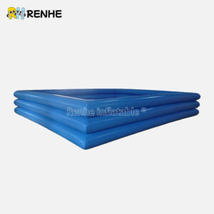 Professional Design Wind Resistant Custom Size Blue Inflatable Pool