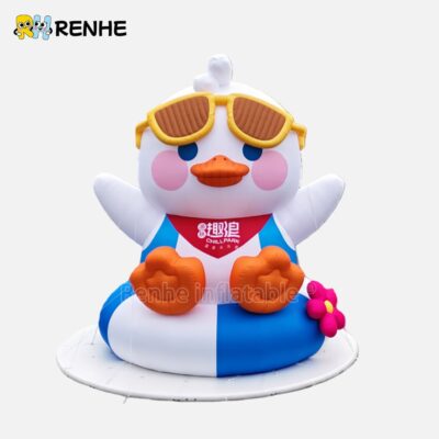 1 Top Quality Custom Inflatable Cartoon Duck Inflatable mascot