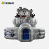 1 Heavy Duty Winter Wonderland Inflatable Slide for Yard