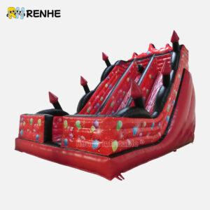 Stable Commercial Grade Festive Inflatable Dry Slide for Events