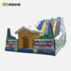 Reinforced Cartoon Themed Kids Safe Inflatable Slide for Park