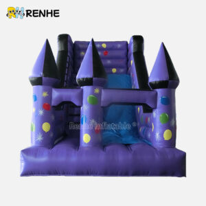 Professional Design Dual Chute Commercial Inflatable Slide