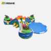 Rental Ready Durable Frog Inflatable Water Slide