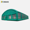Eco-Friendly Green Inflatable Tent with Clear Panels