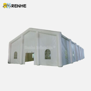 Customizable Multi-Section Inflatable Tent for Large Gatherings