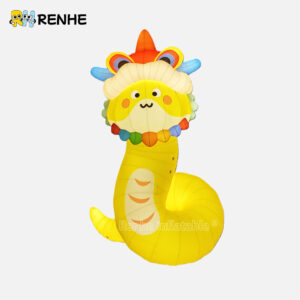 Non-Toxic Advertising Custom Themed Inflatable Cartoon Snake