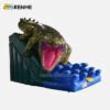 Vibrant Realistic Crocodile Themed Inflatable Dry Slide for Events