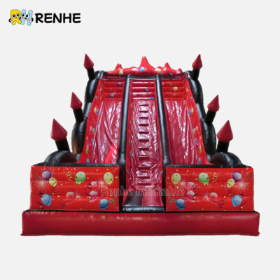 Stable Commercial Grade Festive Inflatable Dry Slide for Events