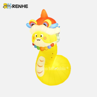 2 Non-Toxic Advertising Custom Themed Inflatable Cartoon Snake