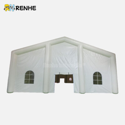 2 Customizable Multi-Section Inflatable Tent for Large Gatherings