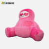 Odorless Theme Custom Fluffy Inflatable Pink Plush Doll Decoration