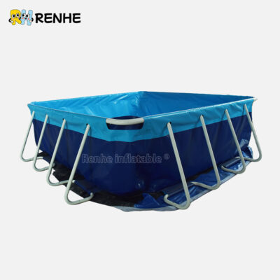 3 Premium Material Stable Structure Blue Frame Pool Easy Assemble