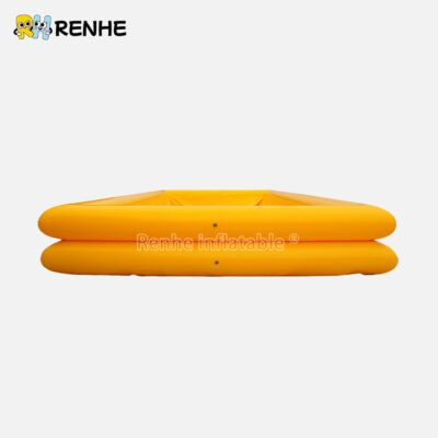 3 Industrial Grade Eco Friendly Yellow Foldable PVC Inflatable Pool