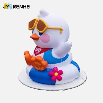 3 Top Quality Custom Inflatable Cartoon Duck Inflatable mascot