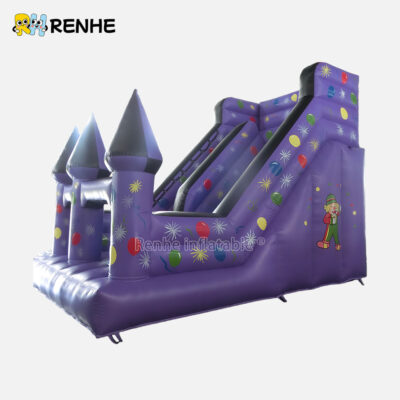 3 Professional Design Dual Chute Commercial Inflatable Slide