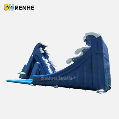 Thrilling Wave Rider Inflatable Water Slide for Events