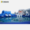 Whimsical Winter Wonderland Inflatable Water Slide