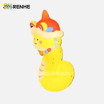 3 Non-Toxic Advertising Custom Themed Inflatable Cartoon Snake