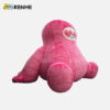 Odorless Theme Custom Fluffy Inflatable Pink Plush Doll Decoration