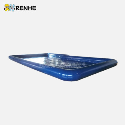 4 Top Quality Custom Print L-Shaped Blue Inflatable Pool Bulk