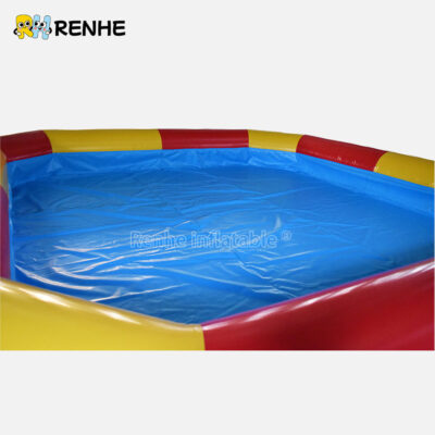 4 Thickened PVC Custom Size Hexagonal Inflatable Pool Wholesale
