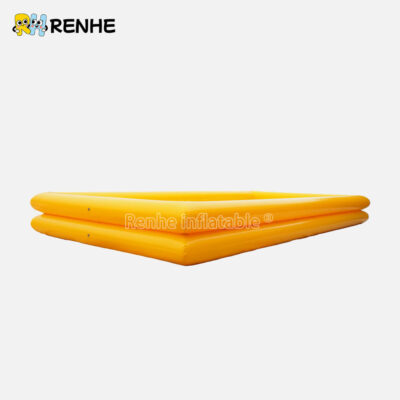 4 Industrial Grade Eco Friendly Yellow Foldable PVC Inflatable Pool