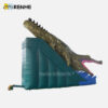 Vibrant Realistic Crocodile Themed Inflatable Dry Slide for Events