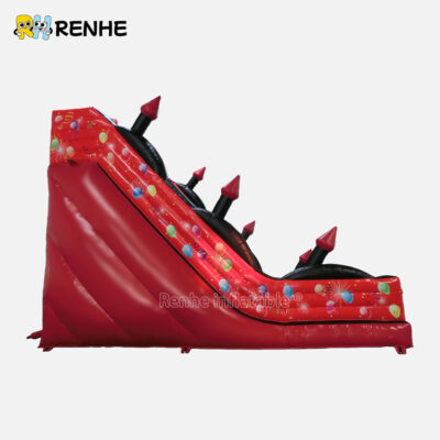 Stable Commercial Grade Festive Inflatable Dry Slide for Events