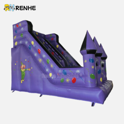 4 Professional Design Dual Chute Commercial Inflatable Slide