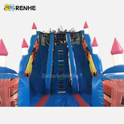 Affordable Premium PVC Superhero Inflatable Dry Slide