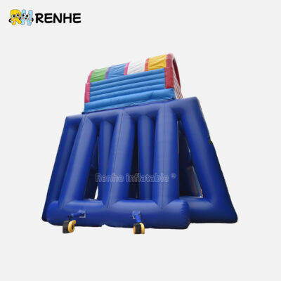 Custom Printed Long Inflatable Water Slide for Events