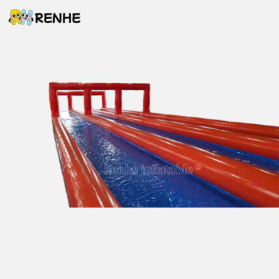 4 Modular Inflatable Slip 'N Slide with Detachable Archways