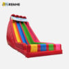 5 Kids Friendly Stable Structure Red Rainbow Inflatable Dry Slide