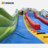 Playful Wide-body Multi-hue Kids Safe Inflatable Dry Slide for Park