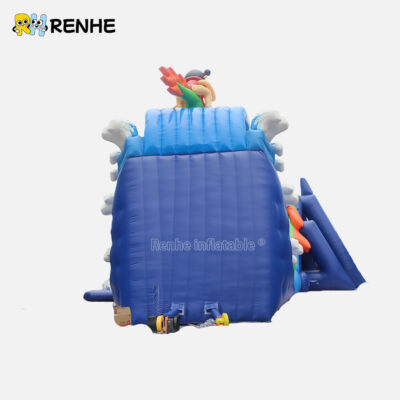 5 Customizable Dragon Themed Giant Inflatable Water Slide
