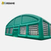 Eco-Friendly Green Inflatable Tent with Clear Panels