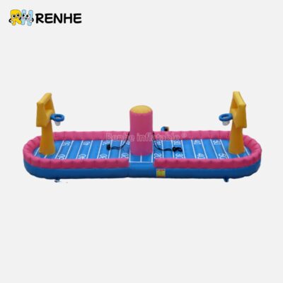 Inflatable Double Hoop Basketball Game | Portable Interactive Sports Arena for Parties & Events