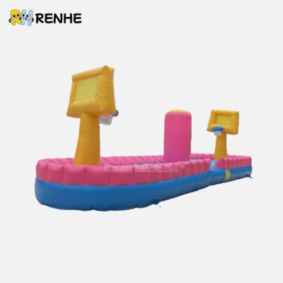 Inflatable Double Hoop Basketball Game | Portable Interactive Sports Arena for Parties & Events