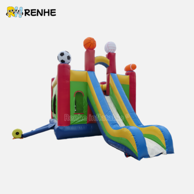 1 Custom Design Sports-Themed Bounce House for Indoor Play Centers