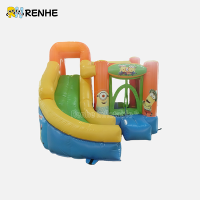 Customizable Cartoon Inflatable Bounce House with Slide for Brand Activation