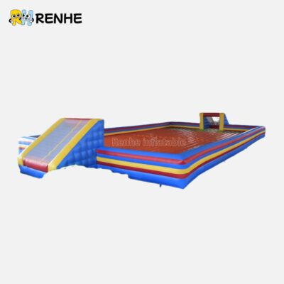 Colorful Safe Inflatable Sports Arena for Amusement Park Attractions