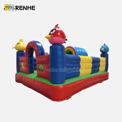 Heavy Duty PVC Angry Birds Inflatable Bounce Castle for Outdoor Amusement