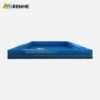 Modern Square Inflatable Pool with Low-Profile Edges for Rooftop Pools