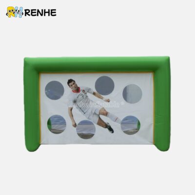 Interactive Tear Resistant Inflatable Game Soccer Target for Outdoor Events