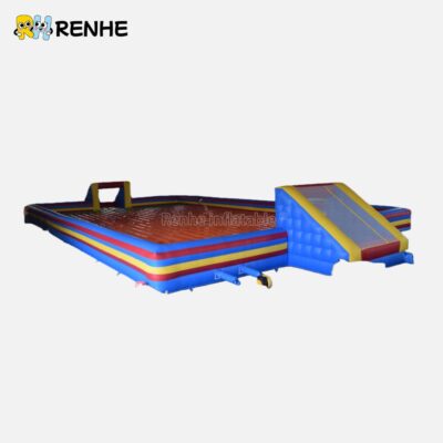 Colorful Safe Inflatable Sports Arena for Amusement Park Attractions
