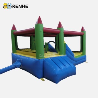 Durable Inflatable Bounce Castle with Slide for Active Playtime