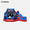 Non-toxic Inflatable Bounce House with Slide for Public Community Event