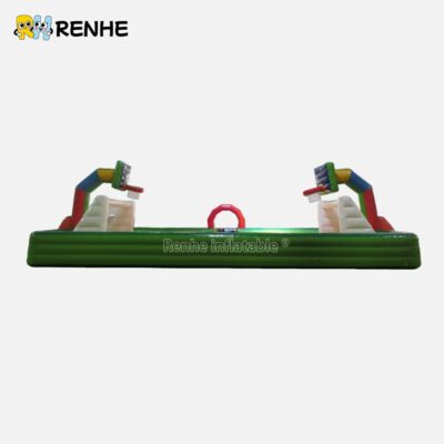 Inflatable Multi Sport Arena Basketball and Soccer Interactive Game for Events