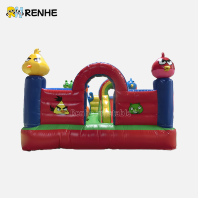 Heavy Duty PVC Angry Birds Inflatable Bounce Castle for Outdoor Amusement