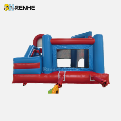 Customizable Cartoon Bounce House with Slide for Brand Activation
